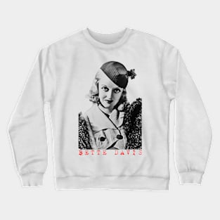 bette davis visual art Crewneck Sweatshirt